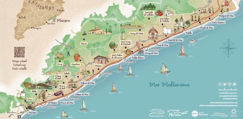 Holidays En Arenys De Mar Y Montana Eksteriør bilde